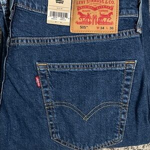 Levi's Men's Dark Blue Straight Jeans